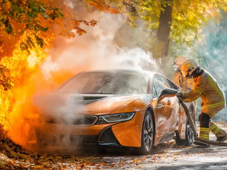 Brandgefahr bei E-Mobilität