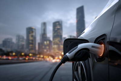 Ladevorgang eines E-Autos