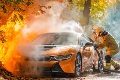 Brandgefahr bei E-Mobilität