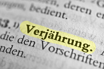 Vorsicht Verjährung