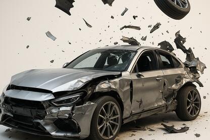 Symbolfoto für Salvage-Auto