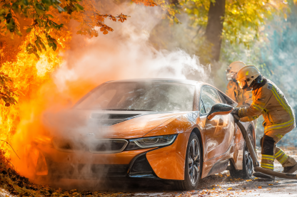 Brandgefahr bei E-Mobilität